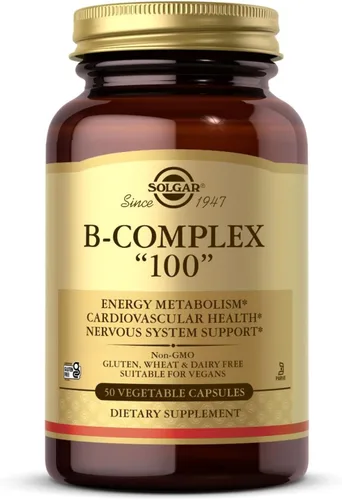 Vista 4 de B-Complex "100" Solgar 100 Tabs