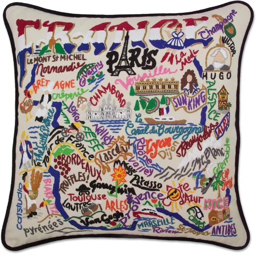 Vista 12 de Catstudio Portland (Oregon) - Almohada decorativa bordada