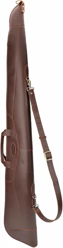 Vista 8 de TOURBON Funda vintage de cuero genuino para rifle de escopeta