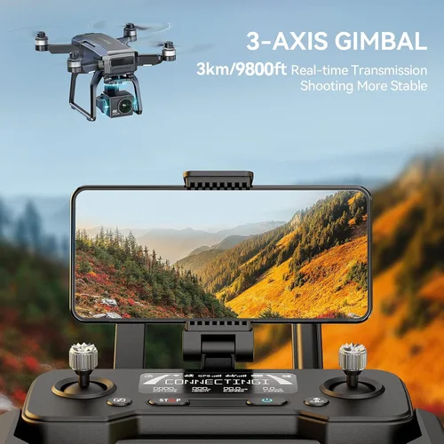 Vista 4 de Bwine F7GB2 Pro Drones con cámara para adultos 4K con 75 minutos + F7MINI 8K Photo Drones con cámara para adultos 4K Video Quadcopter de menos