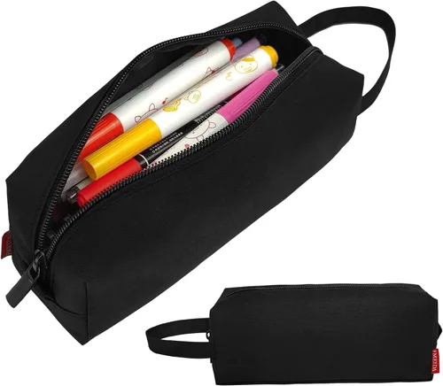 Vista 12 de Fmeida Simple Pencil Case Pouch, Office Supplies Gift for Men Women