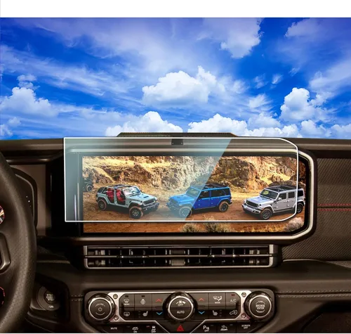 Vista 12 de 2 protectores de pantalla para Wrangler JL/Gladiator JT 2018 2019 2020 2021