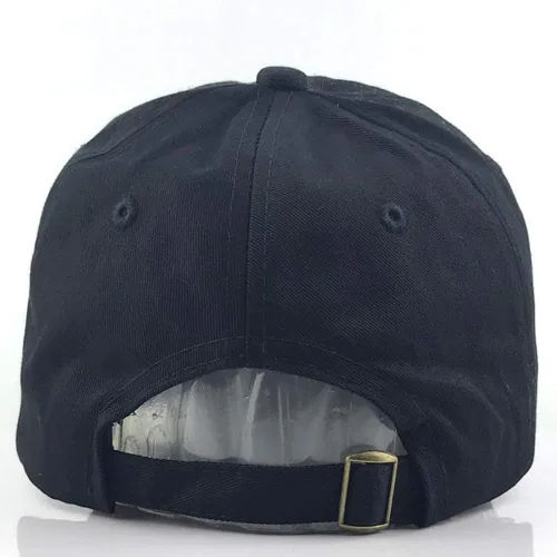 Vista 2 de YEKEYI Gorra de béisbol unisex con bordado de tiburón, de algodón lavado, ajustable, gorra de béisbol
