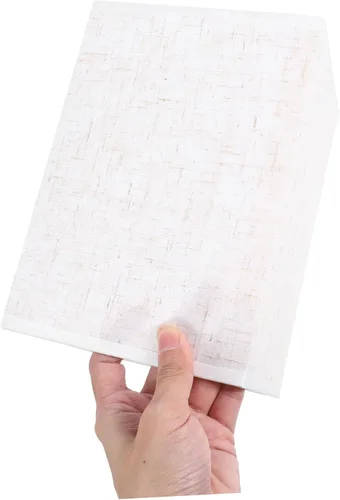 Vista 8 de VILLCASE Pantalla de lámpara de lino, cubierta rectangular de lino para lámpara de suelo, cubierta de luz de mesa para dormitorio, sala de estar