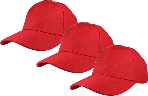 Vista 45 de Gelante - Gorra lisa de béisbol ajustable con correa trasera (3 unidades)
