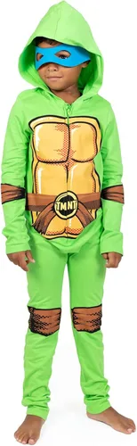 Vista 2 de Teenage Mutant Ninja Turtles Disfraz de cosplay con cremallera, tallas de recién nacido a adulto (0-3 meses a 2XL)