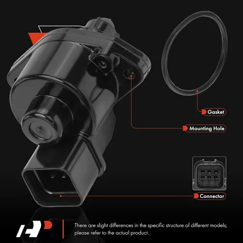 Vista 3 de A-Premium Válvula de control de aire de ralentí de inyección de combustible compatible con Hyundai Sonata 1996-1998 y Dodge Raider 1989, Ram 50