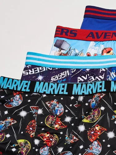 Vista 2 de Marvel Paquete múltiple de ropa interior Hero Avengers para niños