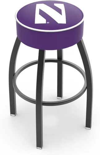 Vista 29 de The Holland Bar Stool Company L8B1-4 Georgia Tech - Taburete giratorio con base antiarrugas, color negro