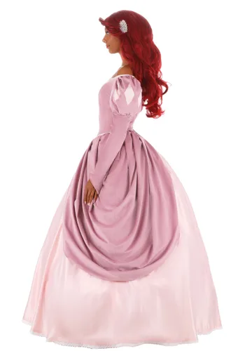 Vista 5 de Disfraz de Vestido Rosa de La Sirenita Ariel para Mujer de Disney Multicolor