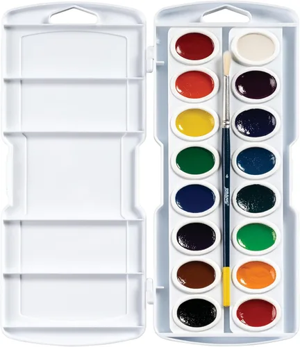 Vista 9 de Prang Juego de pintura ovalada para acuarela, 8 colores surtidos, 1 unidad