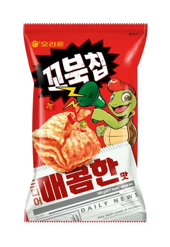 Vista 21 de K-Munchies Orion Turtle Chips – Bolsa grande coreana con sabor a pollo caliente carbonara de 3 x 5.64 oz, tamaño fiesta, sabrosos, crujientes