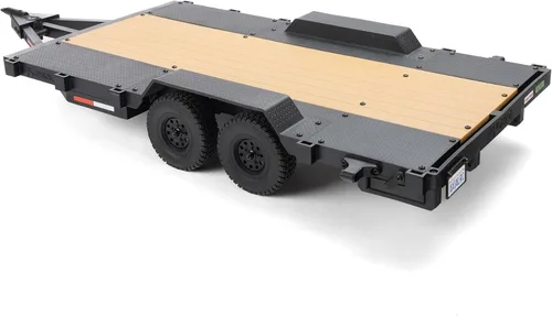 Vista 10 de Axial 1/10 SCX10 remolque de vehículo de cama plana, AXI-3409