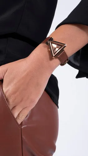 Vista 2 de Guess Reloj para mujer de 1.339 in - Correa de dos tonos esfera de oro rosa caja en tono oro rosa