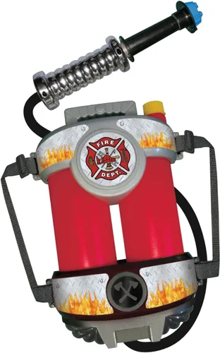 Vista 3 de Aeromax súper manguera de incendios de gran potencia con mochila, talla única , Rojo/negro