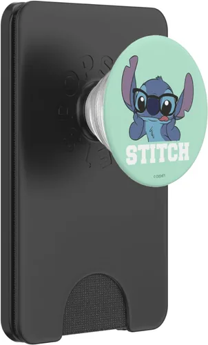 Vista 7 de Disney Lilo & Stitch Nerd Stitch Retrato PopSockets Standard PopGrip