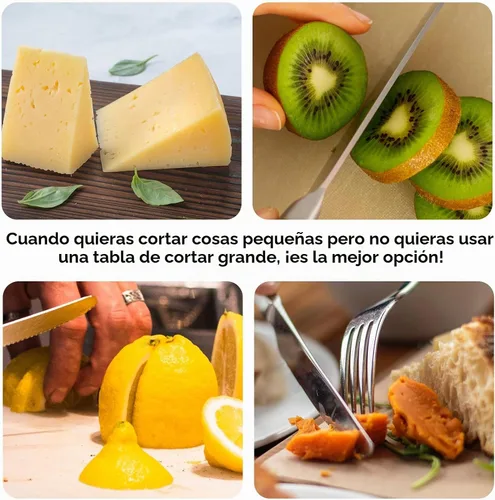 Vista 4 de Mini tabla de cortar, juego de tablas de charcutería, juego de 6 tablas de queso de bambú, bandejas para servir queso de 6 pulgadas, bandeja pequeña