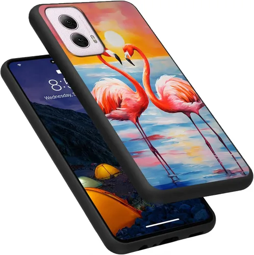 Vista 57 de Funda para Motorola Moto G Play 4G 2024, delgada y ligera, de silicona de TPU suave, color negro, ultrafina, para Motorola Moto G Play 4G 2024, Art