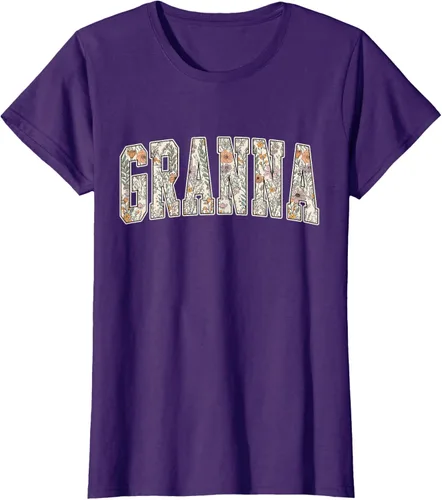 Vista 12 de Granna - Camiseta retro para el día de la madre Negro