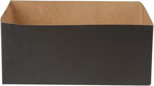 Vista 15 de Restaurantware Bio Tek - Bandejas de hamburguesas de 8.4 x 6 x 3.5 pulgadas, 100 bandejas de papel desechables para alimentos, bandejas de papel
