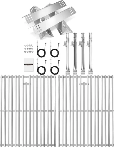 Vista 13 de Rejillas de cocina de 17 pulgadas para Home Depot Nexgrill 720-0830H 720-0830D 720-0783E 720-0783C para piezas de repuesto Nexgrill de 4 quemadores