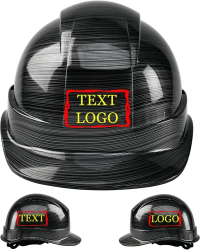 Vista 33 de Casco de seguridad personalizado para construcción Casco de trabajo de seguridad con suspensión de trinquete ajustable de ala completa con carcasa