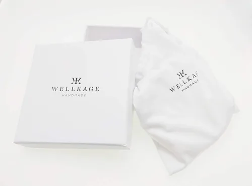 Vista 7 de WELLKAGE Collar de perlas para niñas (blanco) resina sintética ecológica, Resina