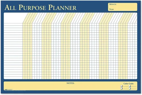 Vista 2 de House of Doolittle Plan-A-Board HOD639 - Planificador laminado multiusos reversible de 36 x 24 pulgadas