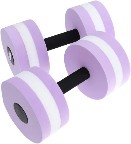 Vista 8 de DOITOOL Juego de 2 mancuernas de ejercicio acuático para aeróbicos acuáticos, mancuernas de espuma ligera, resistencia a la piscina