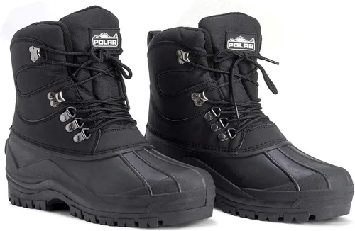 Vista 5 de Botas para lluvia y nieve, a la altura del tobillo, impermeables para hombre