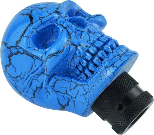 Vista 8 de Palanca de cambios con forma de calavera para palanca de cambios de velocidad, ajuste universal para la mayoría de los coches