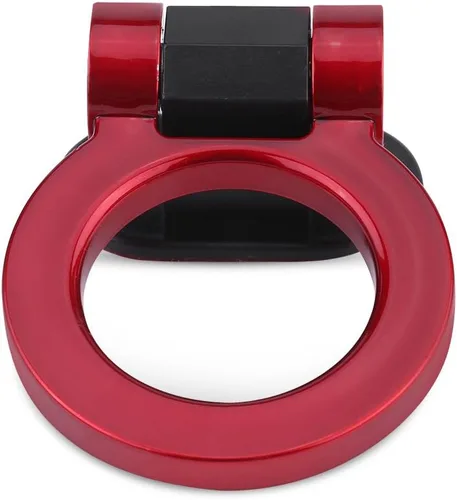 Vista 8 de Kit de gancho de remolque de carreras, correa de remolque para parachoques delantero y trasero, anillo de remolque para parachoques de automóvil