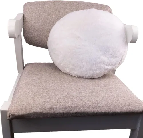 Vista 6 de Almohada de felpa de béisbol, juguete suave y esponjoso, regalo deportivo redondo duradero para decoración de habitación de niños