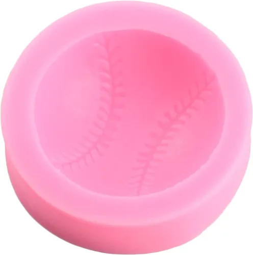 Vista 9 de ZiXiang Moldes de silicona para béisbol, bate de béisbol, guante, sombrero, fondant, baloncesto, fútbol, rugby, chocolate para decoración