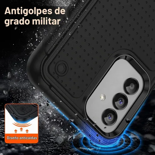 Vista 3 de Funda diseñada para Samsung Galaxy A13 5G, Galaxy A32 5G, regalo de grado militar, funda protectora contra caídas a prueba de golpes para Galaxy A13