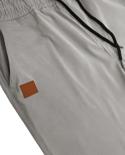 Vista 5 de Pantalones cortos de algodón para hombre, estilo casual, de ajuste clásico, con 4 bolsillos, para verano, playa