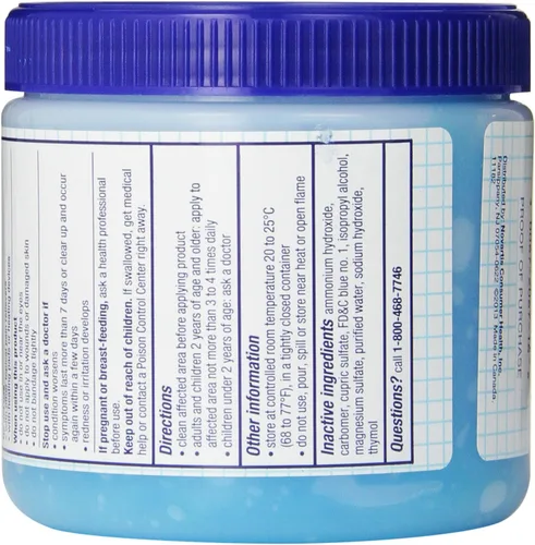 Vista 3 de Mineral Ice Gel terapéutico para aliviar el dolor, tarro de 16 onzas