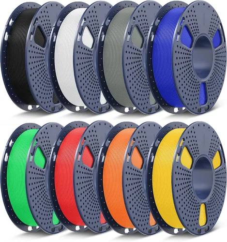 Vista 14 de SUNLU - Filamento PLA Plus para impresora 3D, 1.75 mm, bobina de 1 kg (2.2 lb), enrollado de forma ordenada, precisión dimensional ±0.02 mm