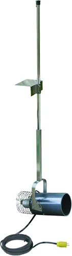 Vista 9 de Scott Aerator Aquasweep Muck Blaster 1 HP 230V Post Mount Cable de 50