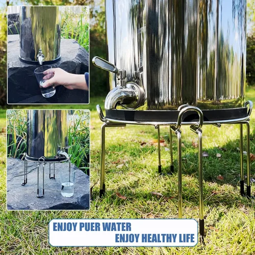Vista 6 de Espiga de acero inoxidable de repuesto para Berkey Big, Travel, sistema de filtro de agua alimentado por gravedad real y otros tanques de filtro