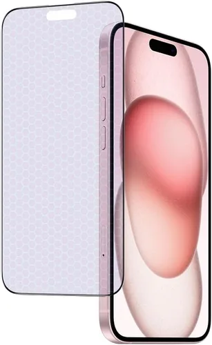 Vista 12 de PERFECTSIGHT - Protector de pantalla de privacidad compatible con iPhone 15 Pro de 6.1 pulgadas, antiluz azul, antiespía, HD, transparente, sin