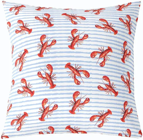 Vista 5 de Erosebridal Funda de almohada con diseño de tiburón de 16 x 16 pulgadas, diseño de vida oceánica, para niños y niñas, color verde azulado, acuarela
