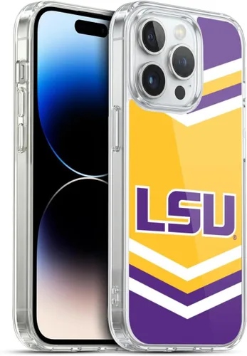 Vista 127 de Head Case Designs Funda de gel suave con licencia oficial de la Universidad Estatal de Louisiana LSU Camou compatible con Apple iPhone 7 Plus/iPhone