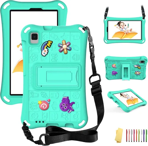 Vista 18 de Funda para tablet Walmart Onn de 7 pulgadas Gen 4 2024 (Modelo: 100135924), UUcovers con soporte de espuma EVA suave, soporte de espuma EVA suave