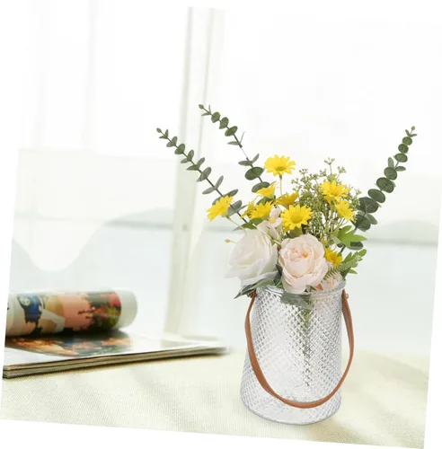 Vista 7 de Jarrón decorativo moderno, florero, flores, plantas, centros de mesa, hogar, oficina, decoración de boda