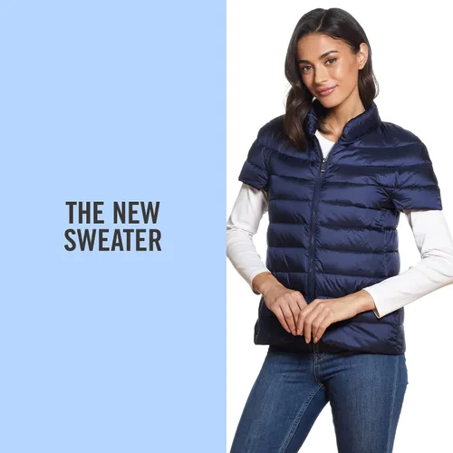 Vista 6 de Martha Stewart - Chaleco inflado de mujer - Chaqueta de plumón para mujer