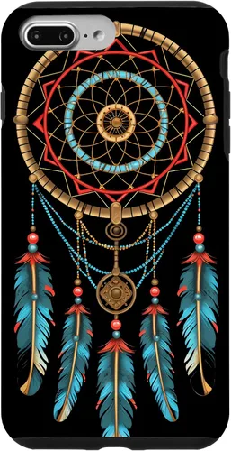 Vista 12 de Dreamcatcher Native American Indian Feathers Tribal Boho Case for iPhone 17