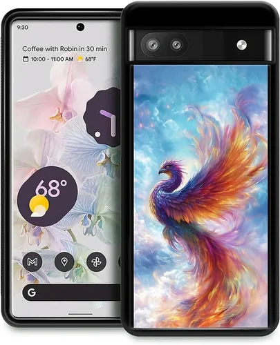 Vista 133 de Compatible con Google Pixel 4A 5G Mobile Case Creative Acrylic Back Panel Silicona Edge Case Slim Protección Especialmente para Google Pixel 4A 5G