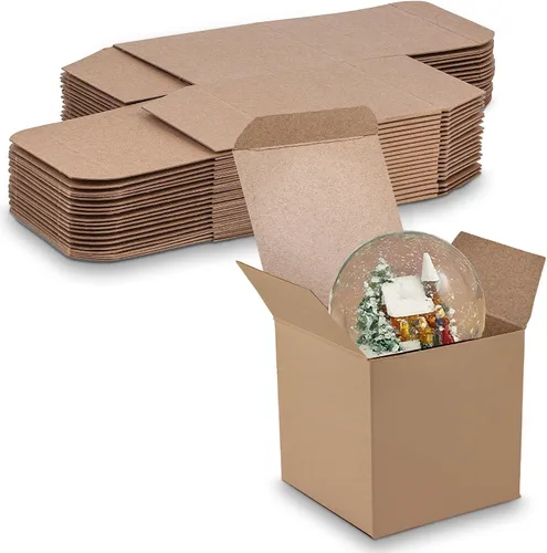 Vista 12 de MT Products Tuck Top - Caja de regalo pequeña de cartón kraft de 2 x 2 x 3 pulgadas, cajas de regalo con tapas, paquete de 30