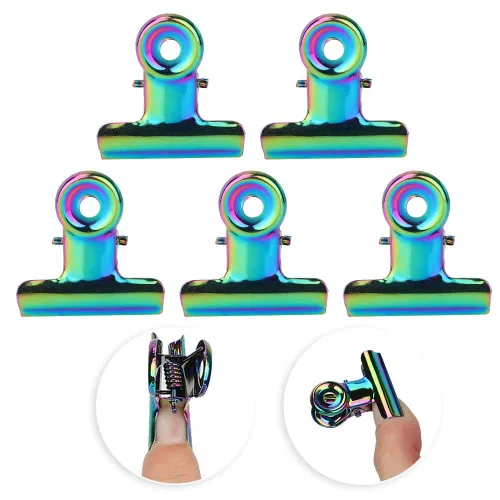 Vista 6 de C Curve - Pinza de uñas, herramienta de pellizco de uñas, 5 clips de extensión de uñas, kit de decoración de acero inoxidable, clips curvos, clips